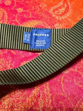 Propper Olive Green Nylon Web Belt with Blue Label